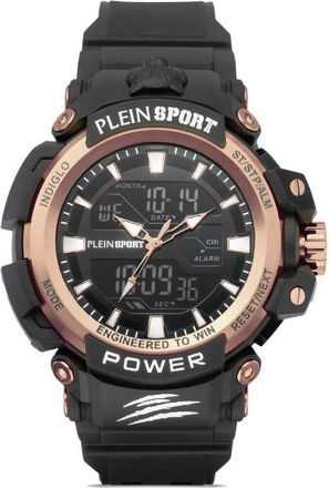 Plein Sport Combat Power 43mm - men - Polycarbonite - One Size - Black