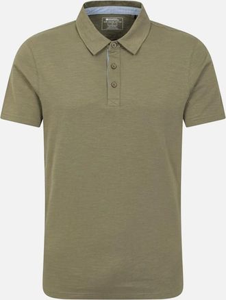 Mountain Warehouse Mens Mountain Warehouse Mens Hasst II Organic Polo Shirt - Green - Size: 40