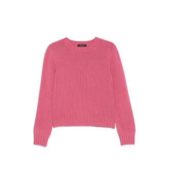 Aragona Ribbed-knit Crew-neck Sweater