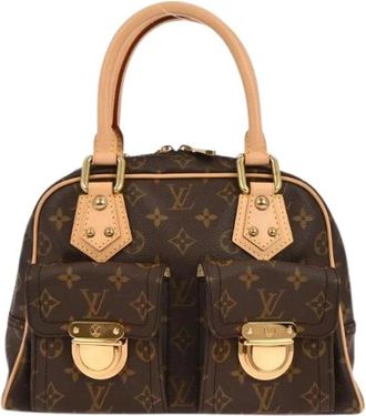 Louis Vuitton Pre-owned Vintage Canvas Handtas - Dames - Vintage Handtas - Bruin - ONE Size - Vintage