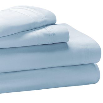 Superior Premium 650 Thread Count Egyptian Cotton Solid Deep Pocket Sheet Set