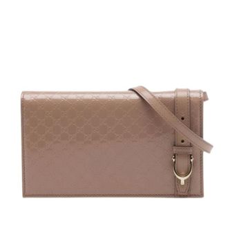 Gucci Pre-owned Crossbody Bag - Dames - Pre-owned - Beige - Maat: ONE Size Leer