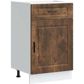 vidaXL Vidaxl - Kitchen Base Cabinet Porto Smoked Oak Engineered Wood