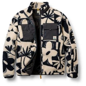Passenger Valiant Deep Pile Fleece Freizeitjacke f&uuml;r Herren | schwarz