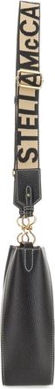 Stella McCartney Womens Shoulder Bag With Logo Black