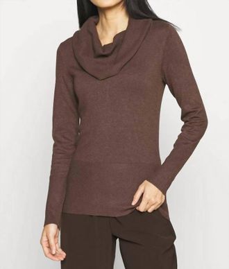 soya concept Dollie Cowl Sweater In Brown