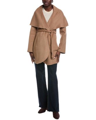 Elie Tahari Marilyn Wool-Blend Coat