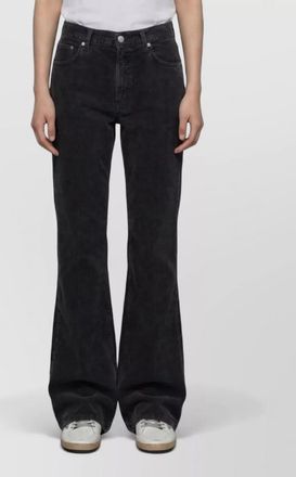 Haikure high-rise wide-leg denim jeans