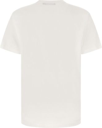 Dolce & Gabbana Logo-Embroidered Cotton T-Shirt - White