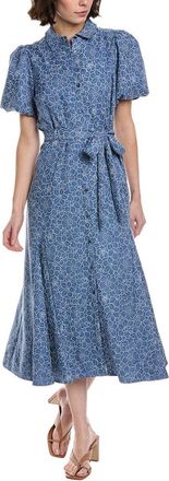 CeCe by Cynthia Steffe Daisy Chambray Button Front Maxi Dress