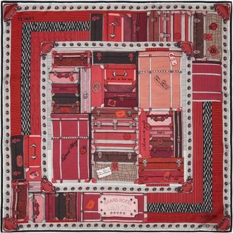Lancel Foulard Quadrato 90cm - - Accessories - Donna - Rosso - ONE SIZE