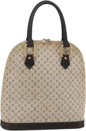 Louis Vuitton Pre-owned Handbags, female, Beige, Size: ONE SIZE Pre-owned Vintage Canvas Handbag