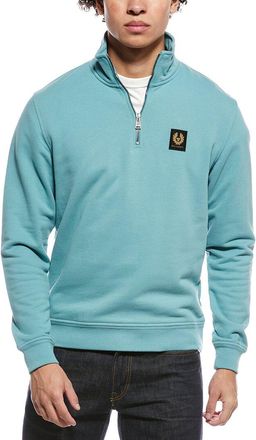 Belstaff 1/4-Zip Mock Neck Sweatshirt
