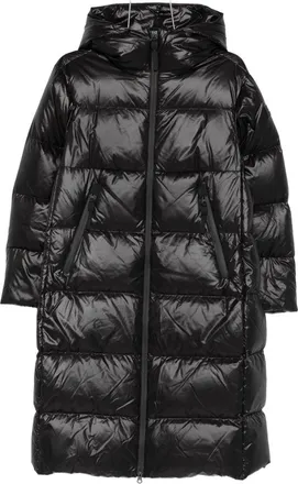 Peuterey Coats Blacks And Greys-Donna