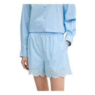 Stine Goya Short Shorts - Dames - Korte broeken - Blauw - Maat: M Katoen