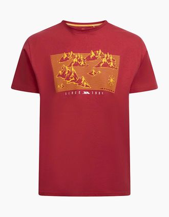 Trespass Mens Trespass Mens Manny T-Shirt - Red - Size: 34