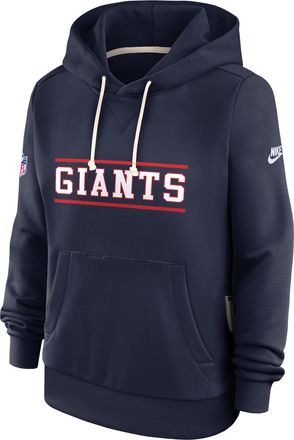 Nike New York Giants Sideline Standard Issue Alt Nike Womens Dri-FIT NFL Pullover Hoodie in Blue | 03C341SQ8I-PT1
