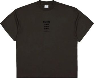 VETEMENTS T-shirt Bats con logo - Marrone