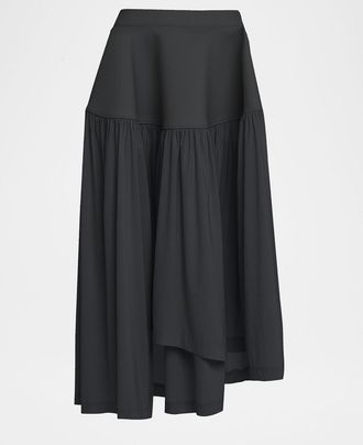 Issey Miyake Mute Winding Asymmetric Midi Skirt