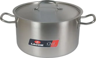 Lacor Cacerola Alta De Acero Inoxidable - 44 L - 45 Cm