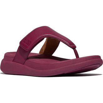 FitFlop F-Mode Go Adjustable Platform Flip Flop in Ruby at Nordstrom Rack, Size 6