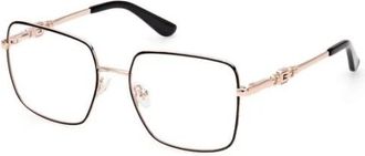 Guess Vierkant Optisch Montuur - Dames - Brillen - Zwart - 53 MM - Accessoires