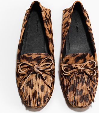 H&M Loafer aus Leder - Schwarz