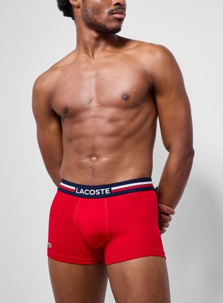 Le 31 Mens 3 striped-band stretch trunk Cotton