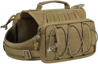 OEM Mochila Para Perros 2.0 - Resistente A Desgarros - Mochila Para Acampar Y Hacer Senderismo Para Perros Medianos Y Grandes - Talla L