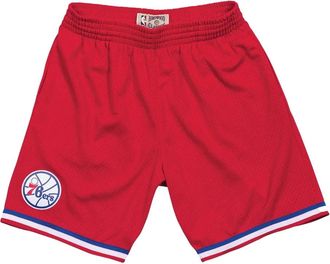 Mitchell & Ness Shorts Philadelphia 76ers - Rosso