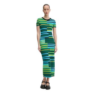 Desigual Kleedjes, Dames, Veelkleurig, S, Uruguay Jurk