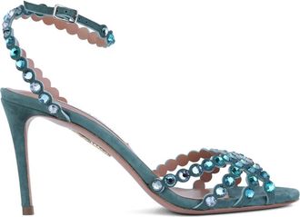 Aquazzura Sandali con decorazione - Blu