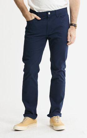J.A.C.H.S. Cotton Silk Blend Stretch 5-Pocket Pants in Navy at Nordstrom, Size 38