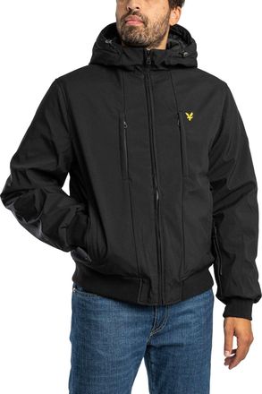 Lyle & Scott Gewatteerde Softshelljas, Zwart