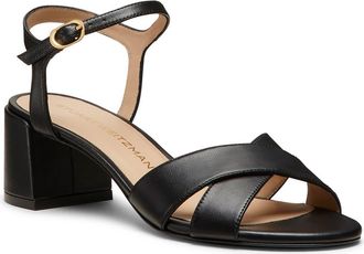 Stuart Weitzman Dayna Ankle Strap Sandal in Black at Nordstrom Rack, Size 10.5