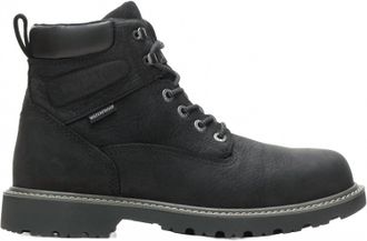 Wolverine Mens Floorhand Waterproof Work Boots In Black