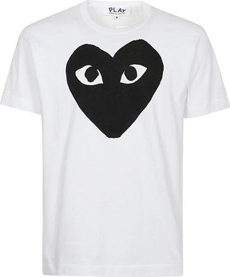 Comme Des Gar&ccedil;ons Heren, Tops, Wit, Maat: XL Katoen