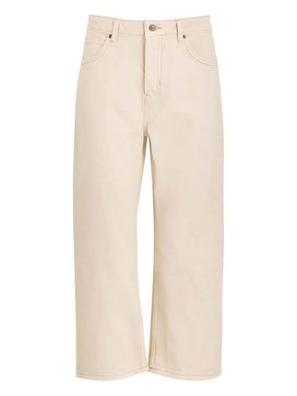 Free People button-fastening jeans - Neutrals