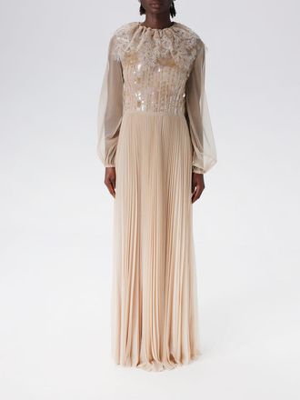 Fabiana Filippi Abito lungo Fabiana Filippi in cr&ecirc;pe con ricami