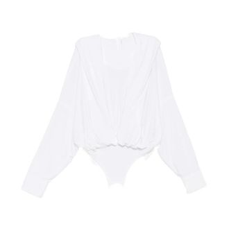 Norma Kamali Dames, Tops, Wit, Maat: XS