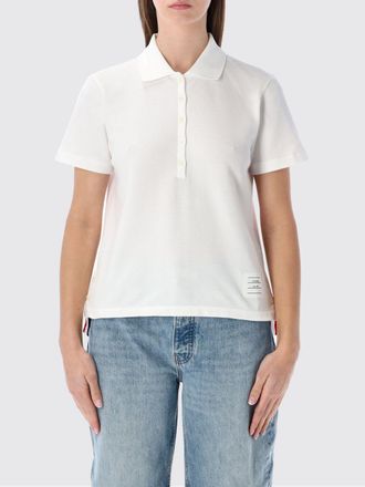 Thom Browne Polo Shirt THOM BROWNE Woman color White