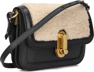 Ted Baker Elegante Zwarte Schoudertas Sherlin - Dames - Schoudertassen - Beige - ONE Size - Wol - Tassen
