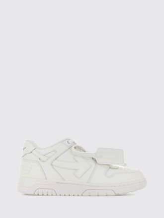 Off-white Out Of Office Calf Leather Sneakers with Signature Zip Tie Tag