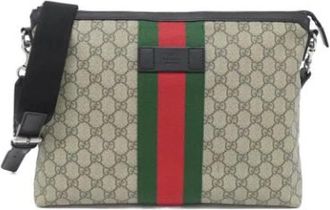 Gucci Vintage, unisex, Beige, ONE Size, Pre-owned Vintage Cross Body Bag