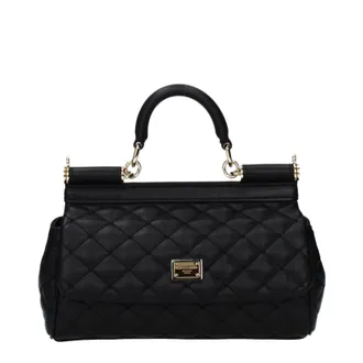 Dolce & Gabbana Marlene Small Black Handbag With Shoulder