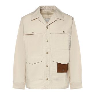 Dr&ocirc;le de Monsieur Light Jackets, male, White, Size: M Veste Coton a Poches