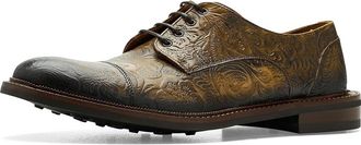 Taft SH-Rome-OVJ Mens Dress Flat Shoes Oro Viejo : 10.5 M, Leather