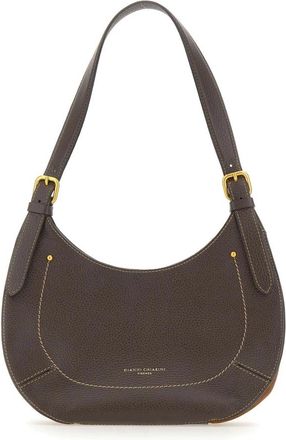 Gianni Chiarini Gabry Schoudertas - Dames - Schoudertassen - Bruin - ONE Size - Leer - Tassen