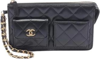 Chanel Borsa a mano Pre-owned Matelass&eacute; in pelle - - Pre-owned - Donna - Nero - ONE SIZE