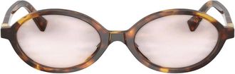 Miu Miu 04Zs Zonnebril - unisex - Zonnebrillen - Bruin - ONE Size - Accessoires